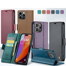 Case iPhone em Couro com Porta Cartões e Proteção 360°