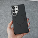 Case Samsung em Fibra de Carbono Texturada com Carregamento MagSafe