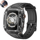 Case Apple Watch Transparente com Pulseira em Borracha