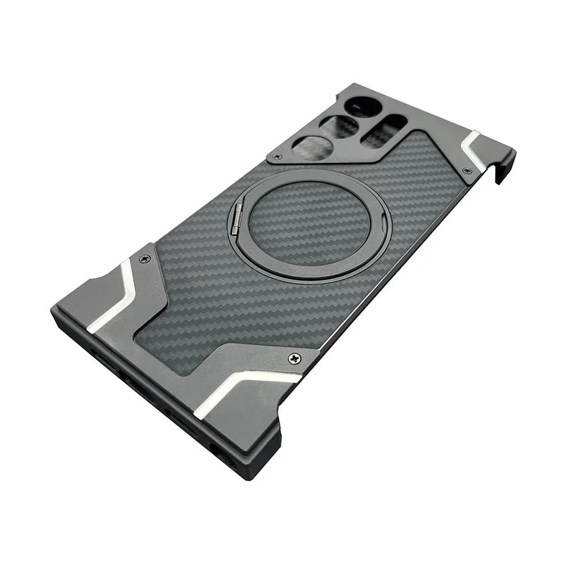 Case Super Premium Samsung em fibra de carbono com MagSafe