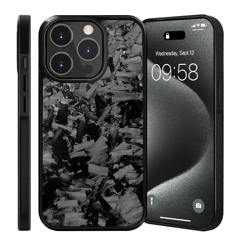 Case iPhone em Fibra de Carbono Legítimo Anti Impacto