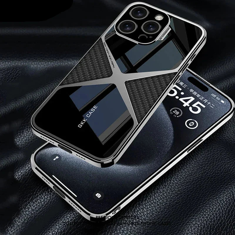 Case iPhone com design inovador e futurista