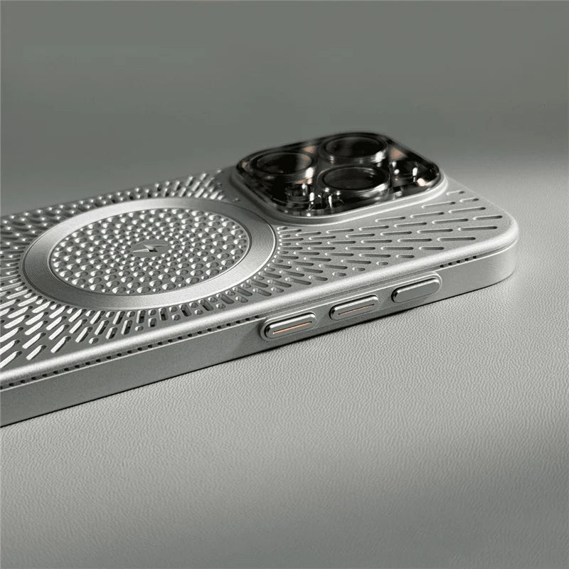Case iPhone com dissipação de calor e carregamento MagSafe