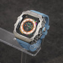 Case Apple Watch de Aço Inoxidável com Pulseira