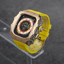 Case Apple Watch de Aço Inoxidável com Pulseira