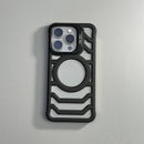 Case iPhone Slim Carbon e carregamento MagSafe