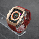 Case Apple Watch de Aço Inoxidável com Pulseira