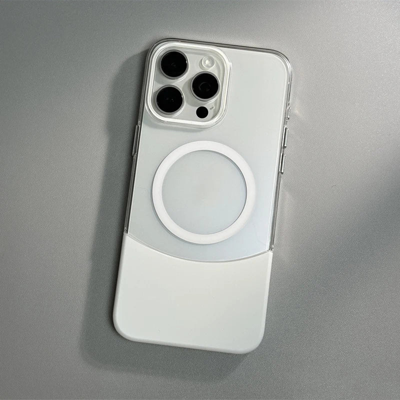 Case iPhone Nano Dual com carregamento MagSafe e design Minimalista