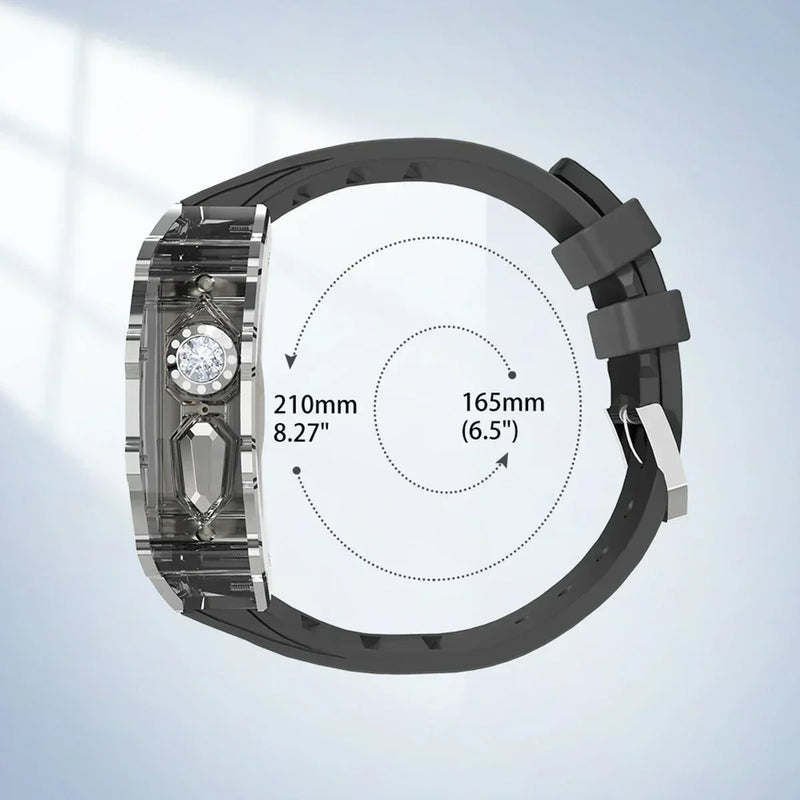 Case Apple Watch de Aço Inoxidável com Pulseira