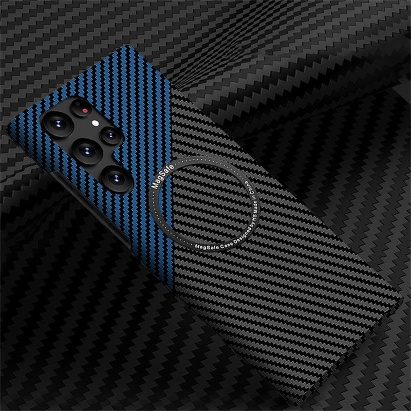Case Samsung em fibra de carbono