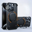 Capa iPhone MagSafe Magnética de Alumínio com Rotação de 360°