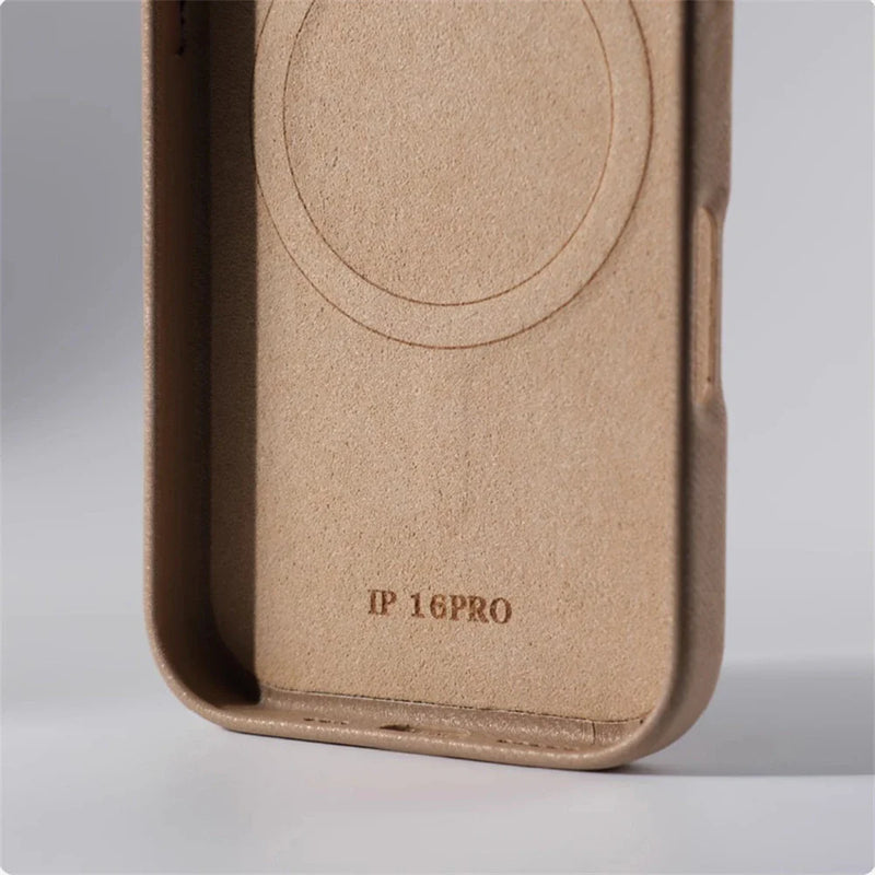 Case iPhone em Tecido e Carregamento MagSafe
