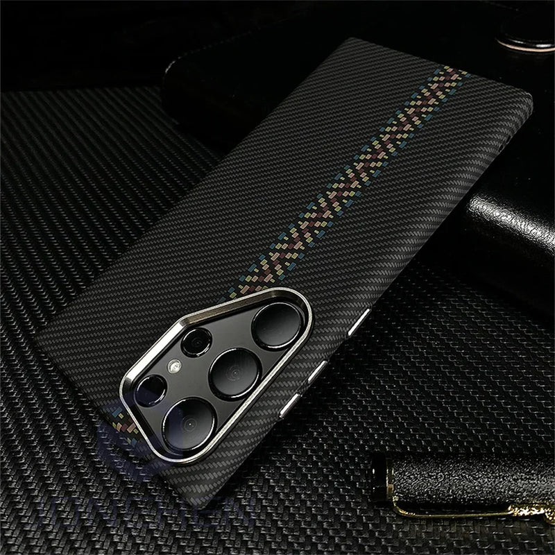 Case Samsung Super Luxury Carbono