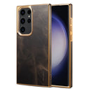 Case Samsung em couro genuíno de alto padrão