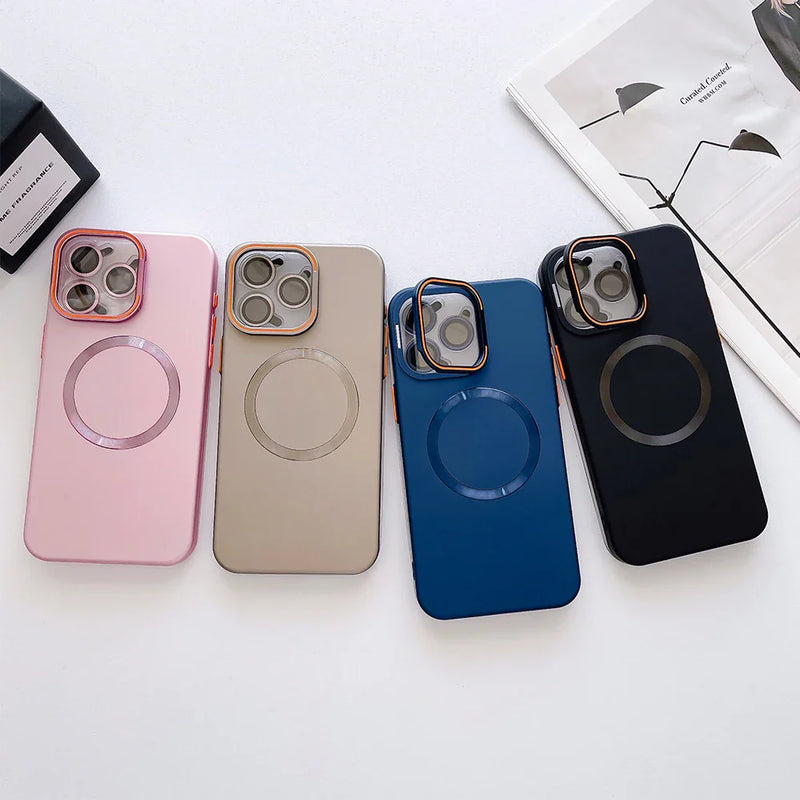 Case iPhone Matte com carregamento MagSafe e Design Minimalista