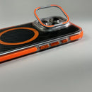 Case iPhone Transparente com Fibra de Carbono e Carregamento MagSafe