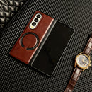 Case Samsung Z Fold em Couro com Carregamento MagSafe