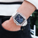 Case Apple Watch Transparente com Pulseira em Borracha