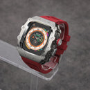 Case Apple Watch de Aço Inoxidável com Pulseira