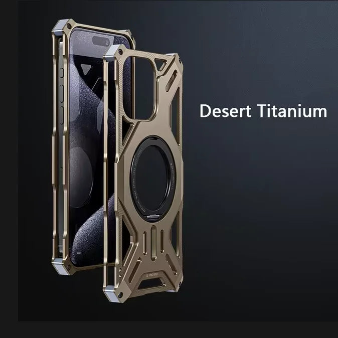 Case em Armadura de Metal e carregamento MagSafe