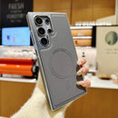 Case Samsung em Couro com Carregamento Sem Fio