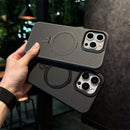 Capa de iPhone com Fibra de Carbono Resistente MagSafe