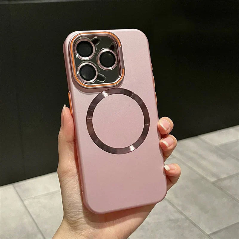 Case iPhone Matte com carregamento MagSafe e Design Minimalista