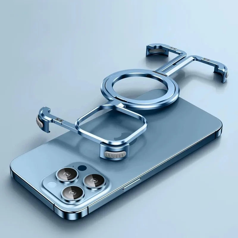 Case iPhone em Alumínio reforçado e carregamento MagSafe