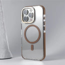 Case iPhone Transparente com Design Minimalista e Carregamento MagSafe