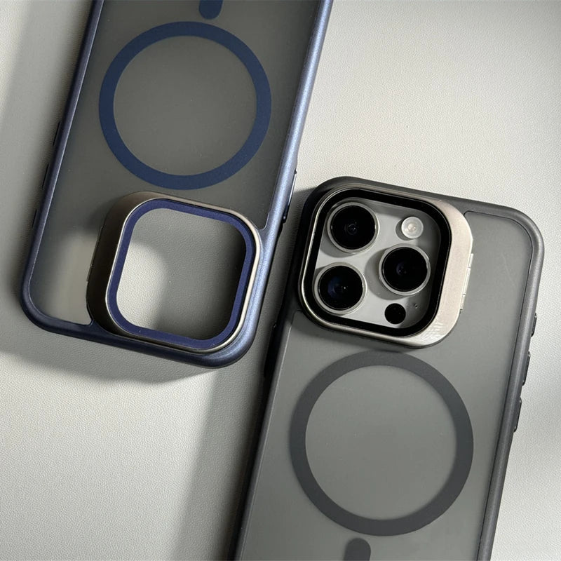 Case iPhone Nano Ultra com proteção blindada de câmeras e MagSafe