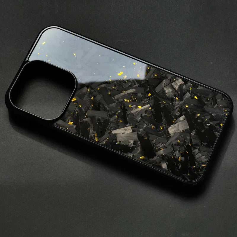 Case iPhone em Fibra de Carbono Legítimo Anti Impacto