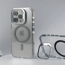Case iPhone Transparente com MagSafe e suporte reclinável
