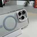 Case iPhone Transparente Minimalista com Carregamento MagSafe