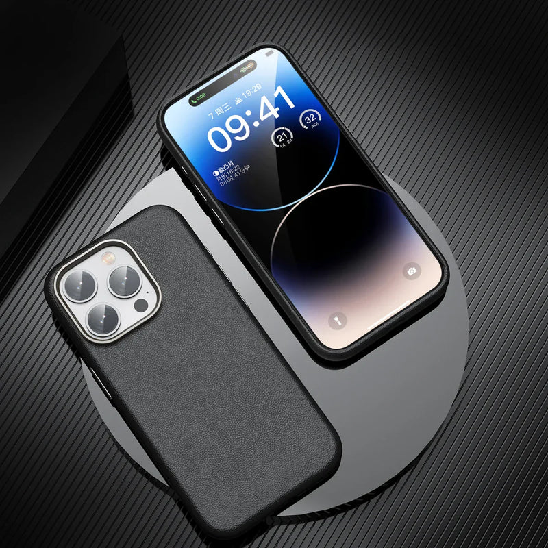 Case iPhone em couro Premium exclusiva