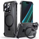 Case IPhone feita em carbono com carregamento MagSafe