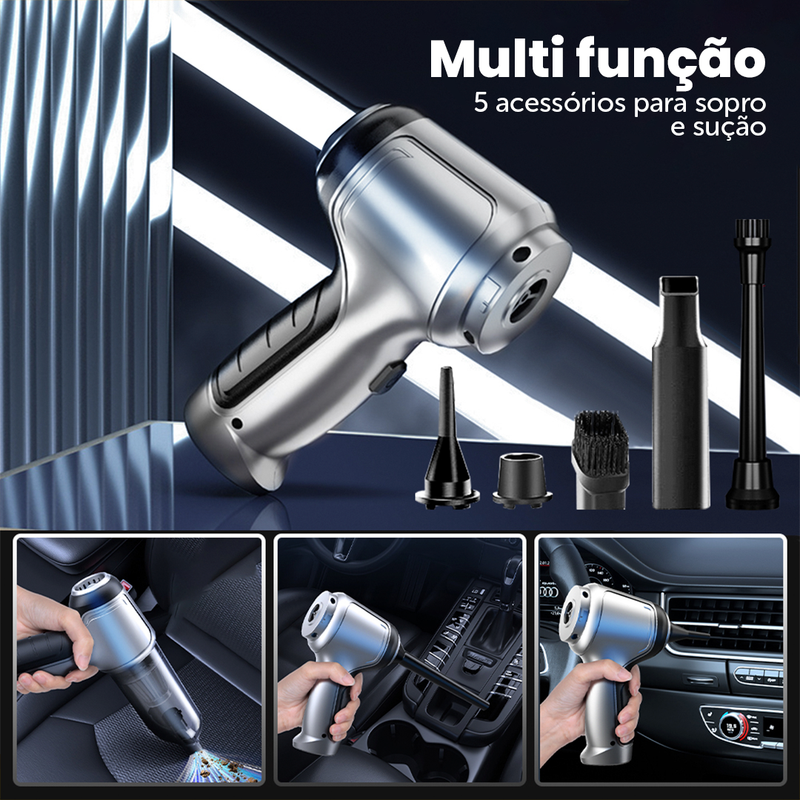 AutoPower - Aspirador de Pó Portátil 3 em 1