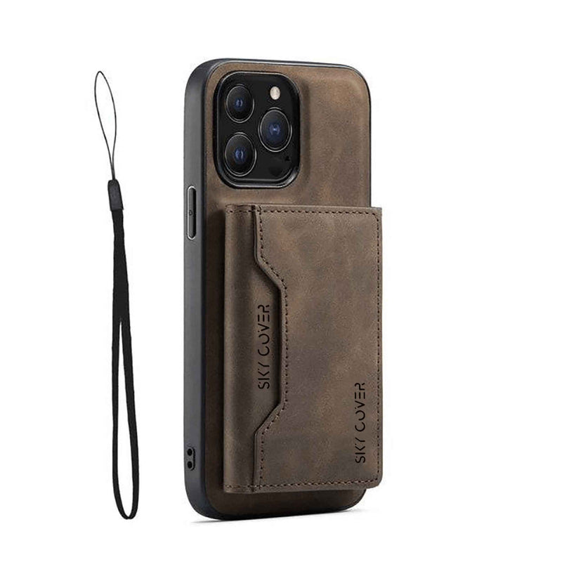 Capa de Couro Luxuosa 2 em 1 MagSafe