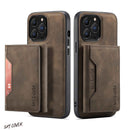 Capa de Couro Luxuosa 2 em 1 MagSafe