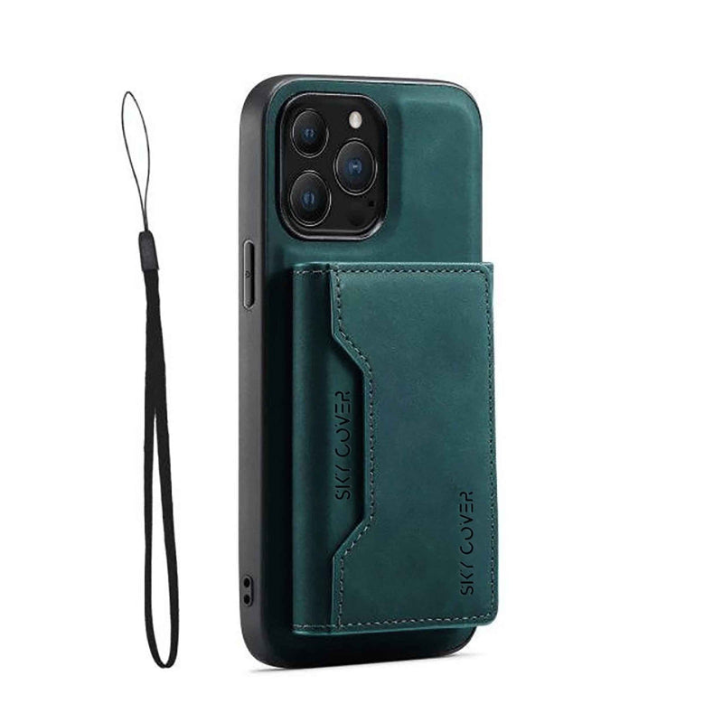 Capa de Couro Luxuosa 2 em 1 MagSafe